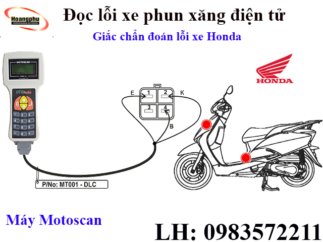 Đọc lỗi xe honda